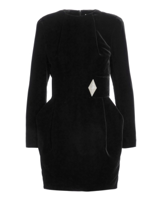 Alexandre Vauthier Long Sleeve Mini Dress