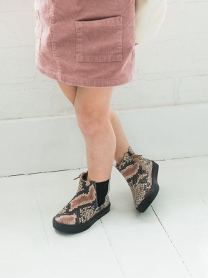 Snakeskin Chelsea Boot Sneaker