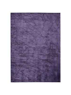 Calvin Klein Home Maya Etched Light Orchid Area Rug