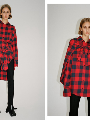 Multi-positional Plaid Shirt