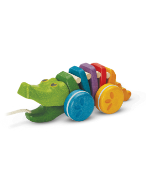 Rainbow Alligator Pull Toy