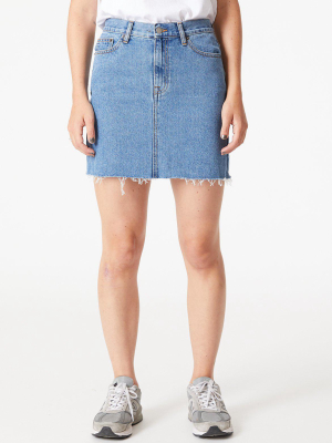 Mallory Denim Skirt  - Retro Sky Blue