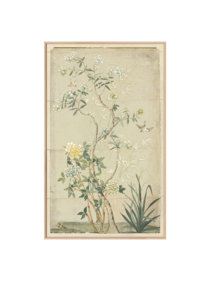 Chinoiserie Panels In Soft Green I
