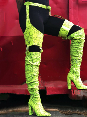 Sexy Thing Lime Women's Boot