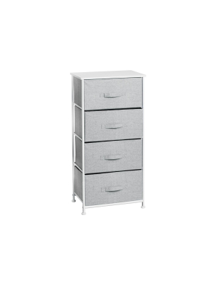 Mdesign Vertical Dresser Storage Tower With 4 Drawers