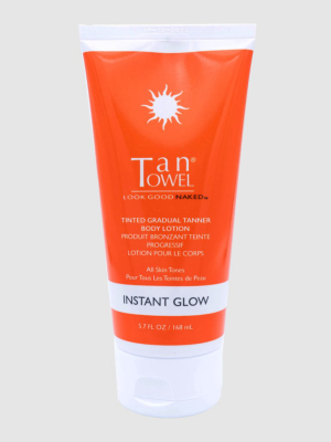 Tan Towel Instant Glow Self Tanning Bronzer Lotion