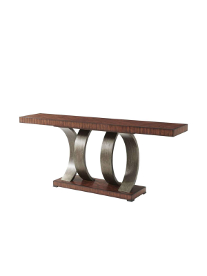 Inward Curve Console Table