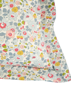 Outdoor Cushion Made With Liberty Fabric Betsy Grey
