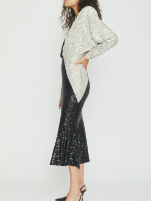 Billie Two-toned Sequin Dress