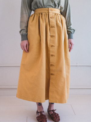 Floret Skirt In Yarrow Bedford Cord