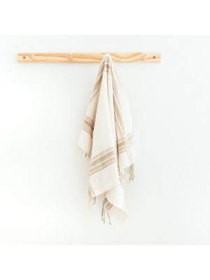 Cabin Hatch Hand Towel - Beige