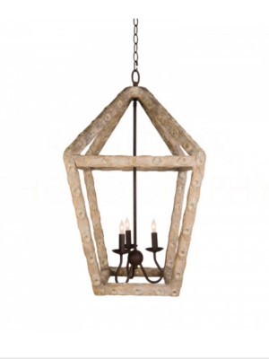 Oysterfield Stick Lantern Chandelier