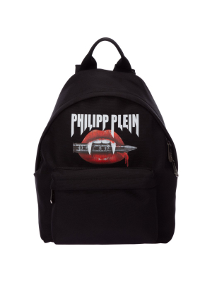 Philipp Plein Vampire Print Backpack