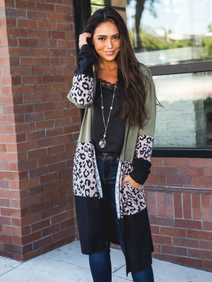 The Briana Cardigan - Olive