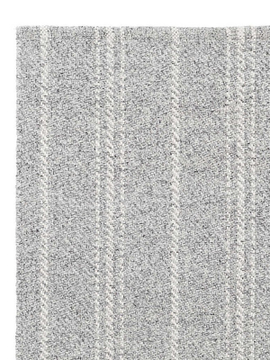 Melange Ivory Stripe Indoor / Outdoor Rug Swatch