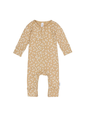 Huxbaby Rib Romper - Honey