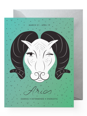 Bd Greeting Cards, Aries