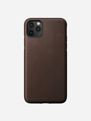 Modern Leather Case | Iphone 11 Pro Max | Rustic Brown