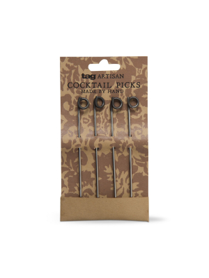 Tag Knot Cocktail Pick Set Of 4