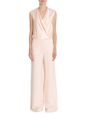 Lanvin V-neck Wrapped Top Jumpsuit