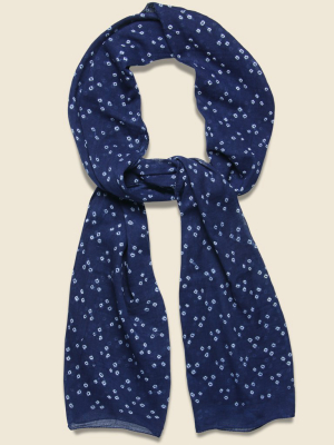 Raindrop Scarf - Indigo