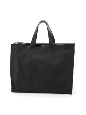 Valentino Vlogo Identity Tote Bag