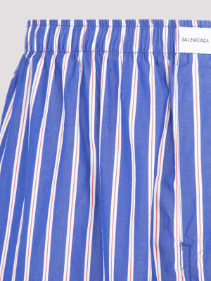 Balenciaga Striped Pyjama Style Trousers
