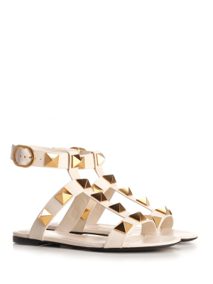 Valentino Garavani Roman Stud Flat Sandals