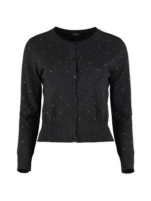 Weekend Max Mara Vespa Embellished Cardigan