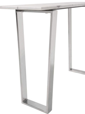 Atlas Console Table, Silver