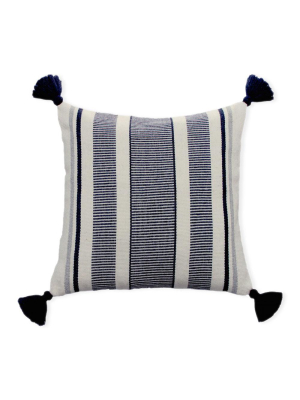 Pais Textil Blue Cierre Alpaca Pillow Cover