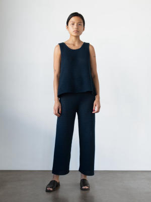 Mesh Lounge Pant : Navy