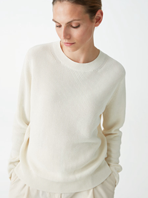 Ribbed Paper Sweater