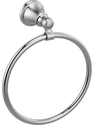 Delta Faucet 73246 Woodhurst 6-5/16" Wall Mounted Towel Ring - Chrome