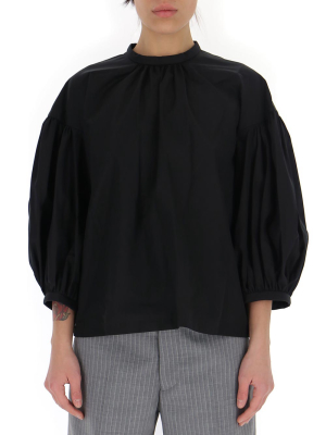 Comme Des Garçons Puff Sleeve Blouse