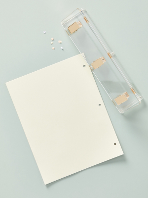 Acrylic Three-hole Punch