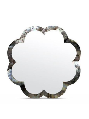 Fiona Mirror Silver Mother Of Pearl