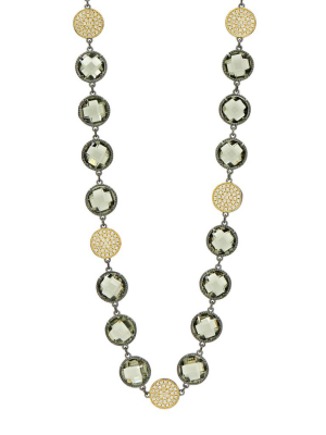 Rose D'or Brilliance Long Strand Necklace