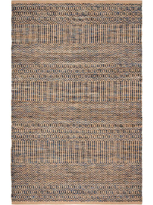 Cape Cod Navy/natural Area Rug