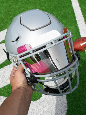 Pink Machine Silver Helmet Eye-shield Visor