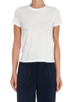 Elisabetta Franchi Logo Embossed T-shirt