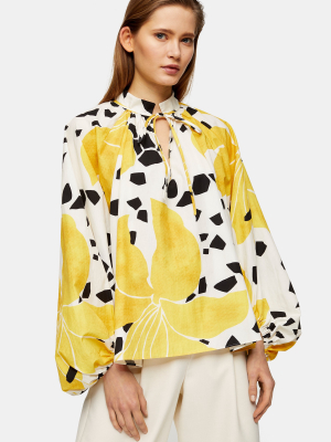 **lily Print Smock Top By Topshop Boutique