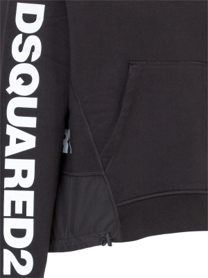 Dsquared2 Logo Print Drawstring Sweatshirt