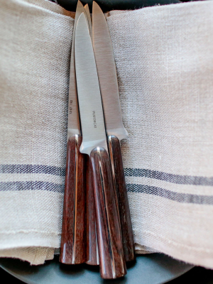 Silversmith Steak Knife With Rosewood Handle By Puiforcat