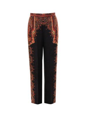 Etro Floral Print Trousers