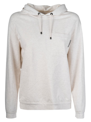 Brunello Cucinelli Plain Drawstring Hoodie