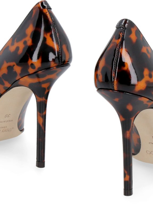 Jimmy Choo Tortoiseshell Effect Pointed Toe Pumps