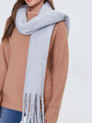 Tassel Oblong Scarf