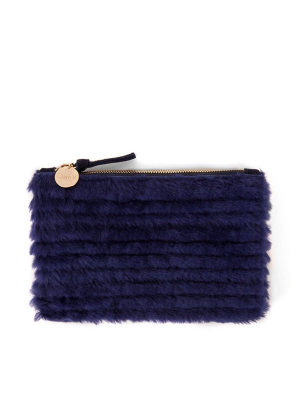 Wallet Clutch – Midnight Hair-on