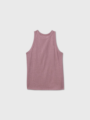 Women's Slim Fit Tank Top - A New Day™ Purple